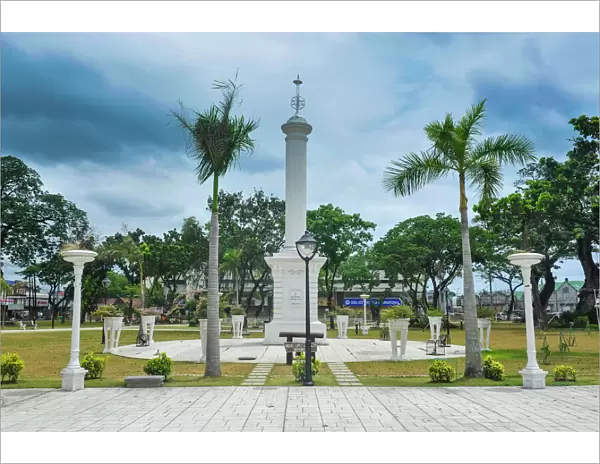 Monument before Fort San Pedro, Cebu City, Cebu, Philippines