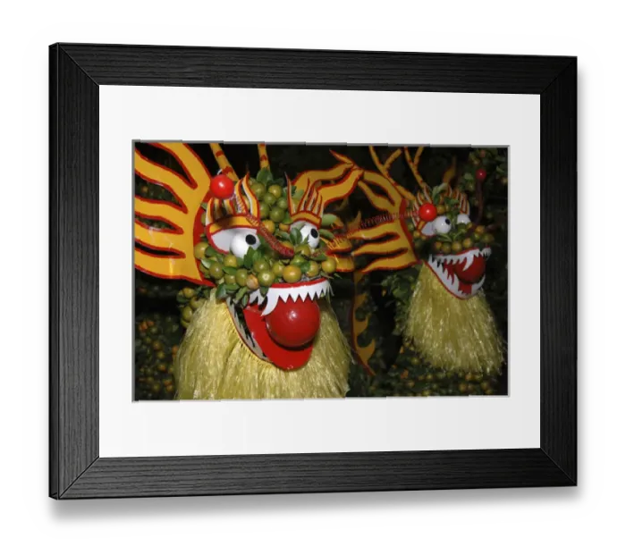 Framed Print : Asia, Vietnam. Nagas made with oranges during the Tet festival, Saigon, Ho Chi Minh City Framed Print : Asia, Vietnam. Nagas made with oranges during the Tet festival, Saigon, Ho Chi Minh City