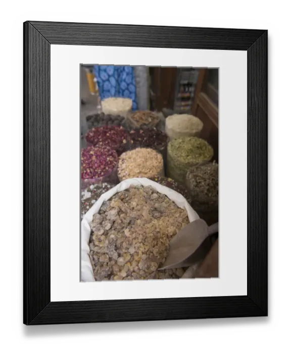 Framed Print : United Arab Emirates, Dubai, Deira district, Spice Souk Framed Print : United Arab Emirates, Dubai, Deira district, Spice Souk