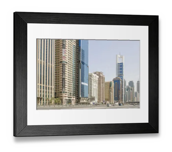 Framed Print : Downtown skyline of Dubai, United Arab Emirates (UAE) Framed Print : Downtown skyline of Dubai, United Arab Emirates (UAE)