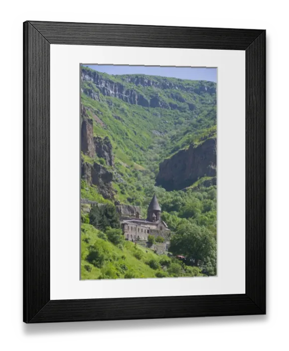 Framed Print : Geghard Monastery, UNESCO World Heritage Site, Armenia