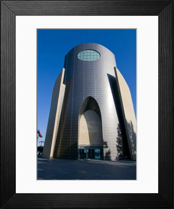 Framed Print : Modern building, Baku, Azerbaijan Framed Print : Modern building, Baku, Azerbaijan