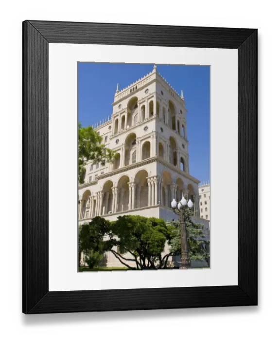 Framed Print : The house of government, Baku, Azerbaijan