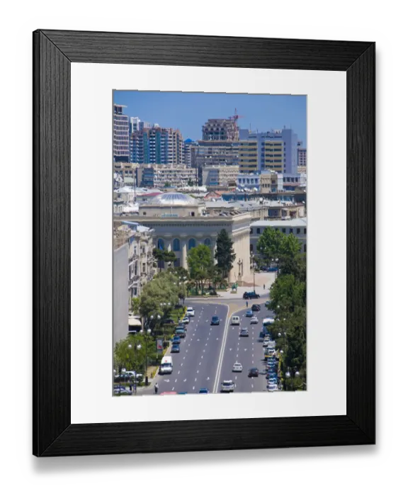 Framed Print : Blick uber Baku, Panorama, Aserbaidschan * View over Baku, Panorama, Azerbaijan Framed Print : Blick uber Baku, Panorama, Aserbaidschan * View over Baku, Panorama, Azerbaijan