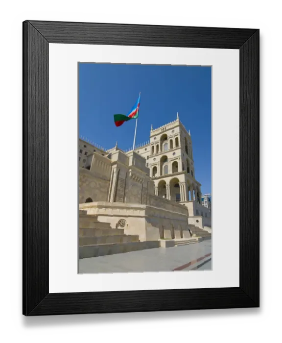 Framed Print : The house of government, Baku, Azerbaijan Framed Print : The house of government, Baku, Azerbaijan