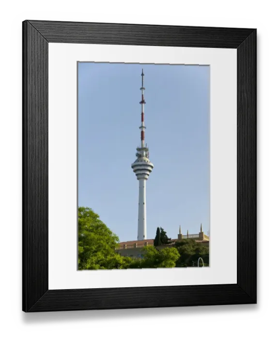 Framed Print : Television tower of Baku, Azerbaijan Framed Print : Television tower of Baku, Azerbaijan