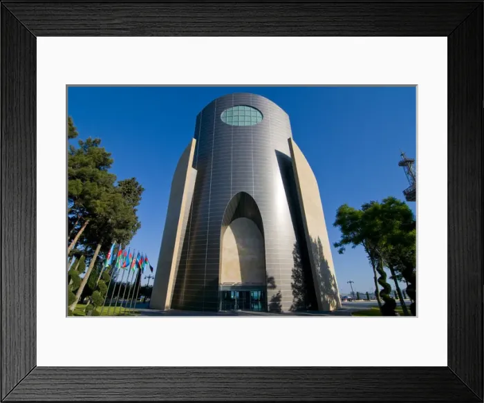 Framed Print : Modern building, Baku, Azerbaijan
