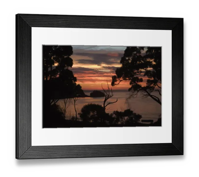 Framed Print : Asia Australia Tasmania Freycinet Sunrise