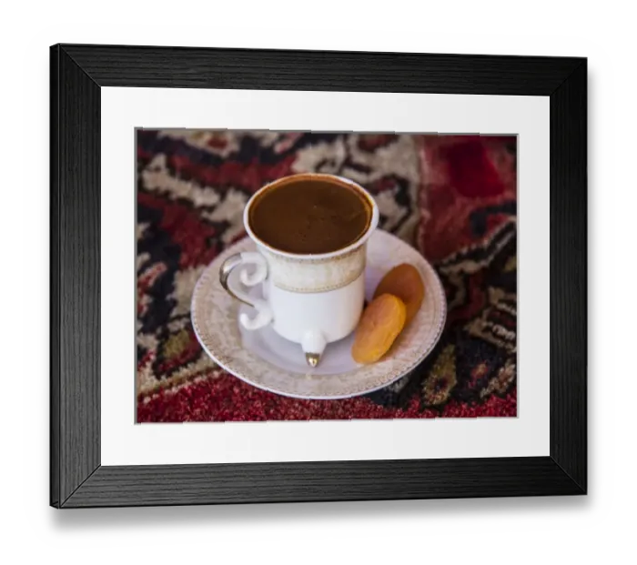Framed Print : Turkey. Turkish coffee, apricots