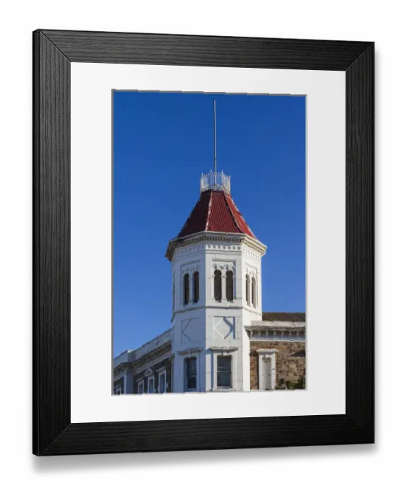 Framed Print : Australia, South Australia, Port Adelaide, port buildings