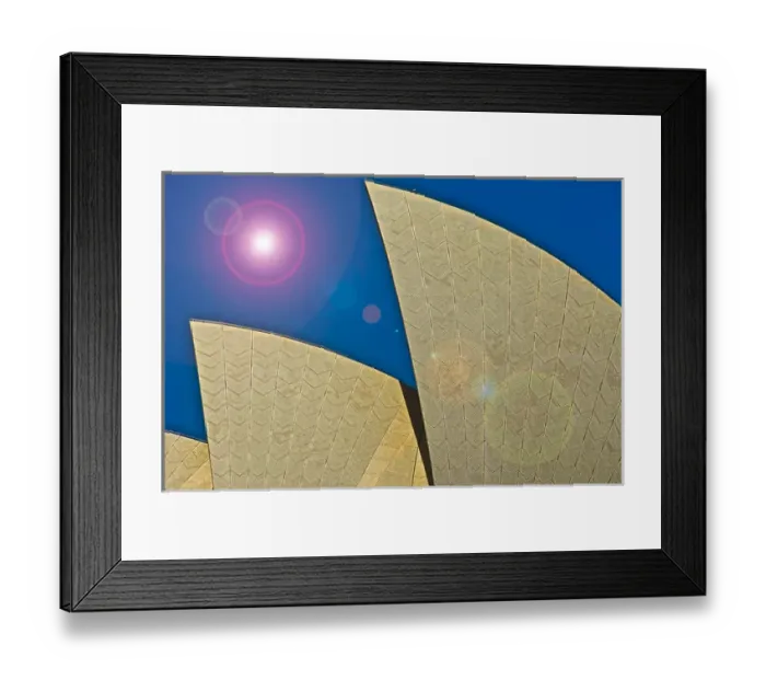 Framed Print : Sydney Opera House roof exterior, Sydney, New South Wales, Australia