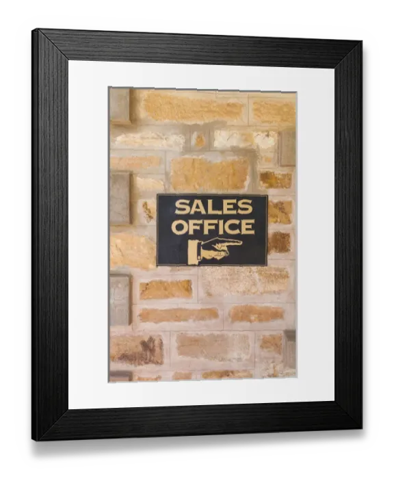 Framed Print : Australia, South Australia, Clare Valley, Watervale, sign for winery sales office Framed Print : Australia, South Australia, Clare Valley, Watervale, sign for winery sales office