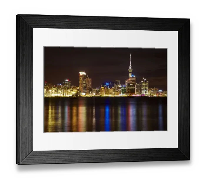 Framed Print : Auckland Central Business District, Skytower, and Waitemata Harbour, North Island, New Zealand Framed Print : Auckland Central Business District, Skytower, and Waitemata Harbour, North Island, New Zealand
