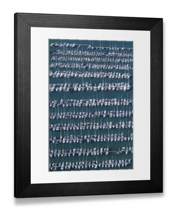 Framed Print : Westhaven Marina, Auckland, North Island, New Zealand - aerial Framed Print : Westhaven Marina, Auckland, North Island, New Zealand - aerial