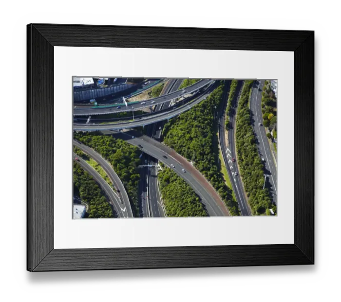Framed Print : Spaghetti Junction (officially Central Motorway Junction), Newton, Auckland, North Island Framed Print : Spaghetti Junction (officially Central Motorway Junction), Newton, Auckland, North Island