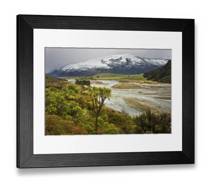 Framed Print : New Zealand Asia Glenorchy Morning after Snow Framed Print : New Zealand Asia Glenorchy Morning after Snow