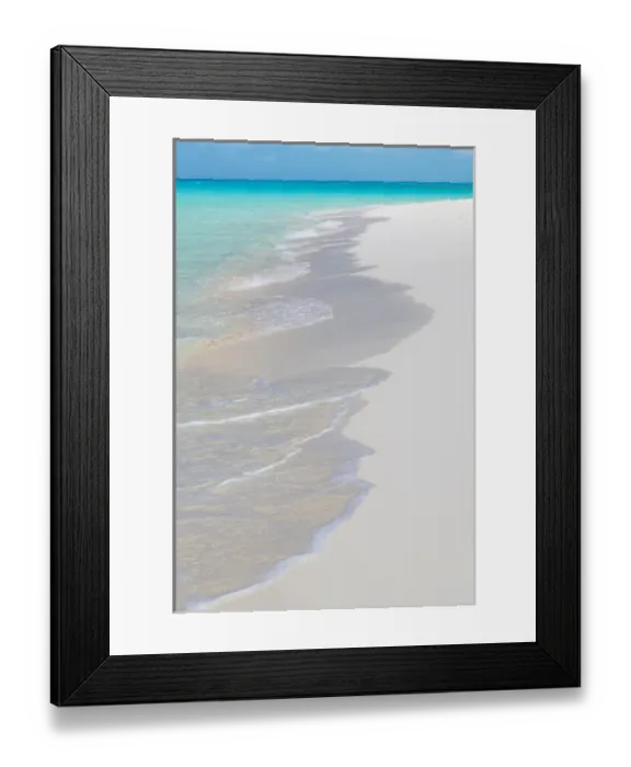 Framed Print : Bahamas, Little Exuma Island. Ocean surf and beach Framed Print : Bahamas, Little Exuma Island. Ocean surf and beach