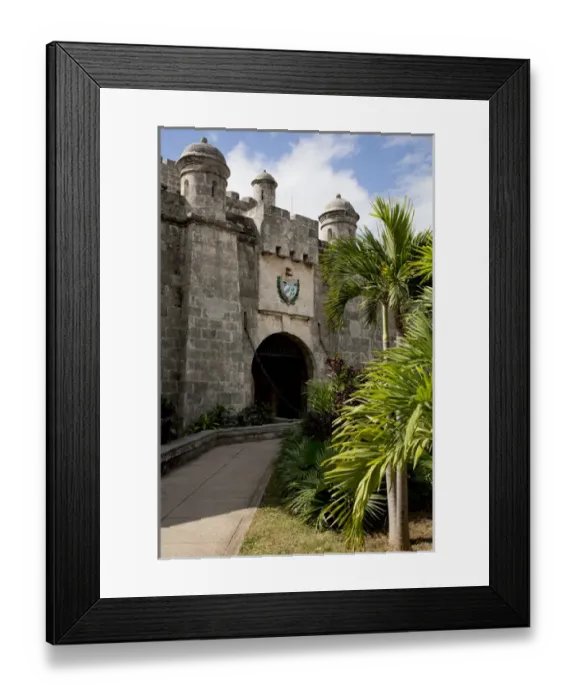 Framed Print : North America, Caribbean, Cuba, Havana, Castillo Real de la Fuerza for in Old Havana