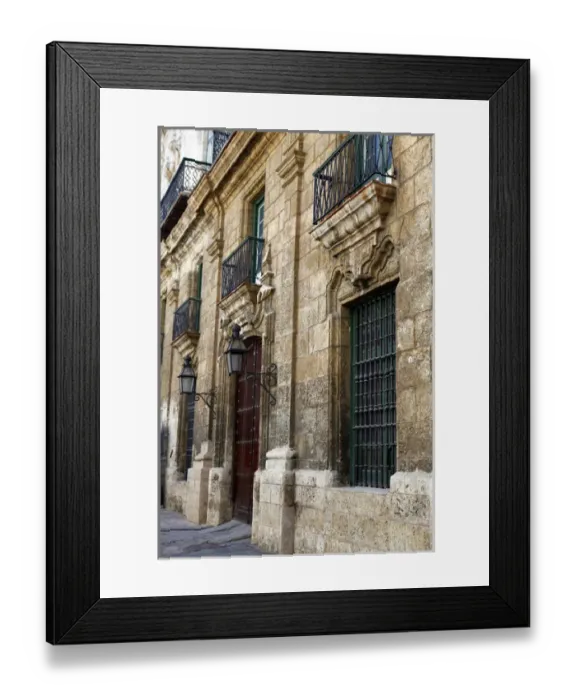 Framed Print : Central America, Cuba, Havana. Old Havana architecture Framed Print : Central America, Cuba, Havana. Old Havana architecture