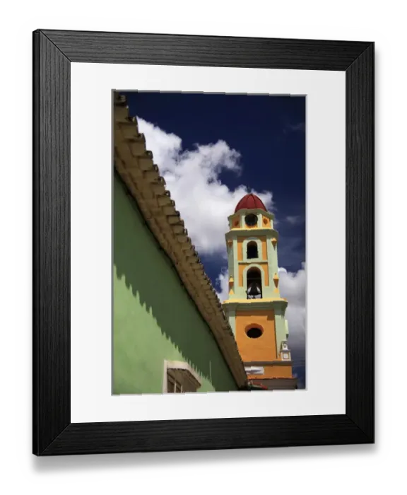 Framed Print : Central America, Cuba, Trinidad. Iglesia y Convento de San Francisco Belltower Framed Print : Central America, Cuba, Trinidad. Iglesia y Convento de San Francisco Belltower