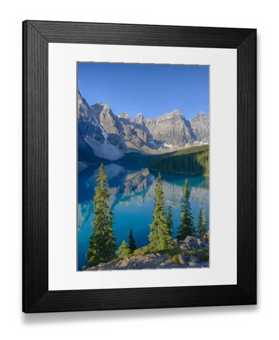 Framed Print : Canada, Banff National Park, Valley of the Ten Peaks, Moraine Lake Framed Print : Canada, Banff National Park, Valley of the Ten Peaks, Moraine Lake
