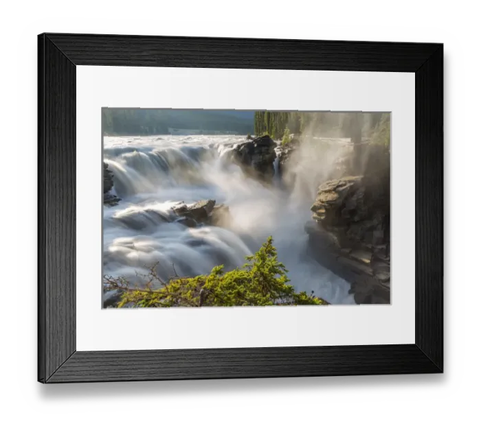 Framed Print : Canada, Alberta, Jasper National Park, Athabasca Falls Framed Print : Canada, Alberta, Jasper National Park, Athabasca Falls