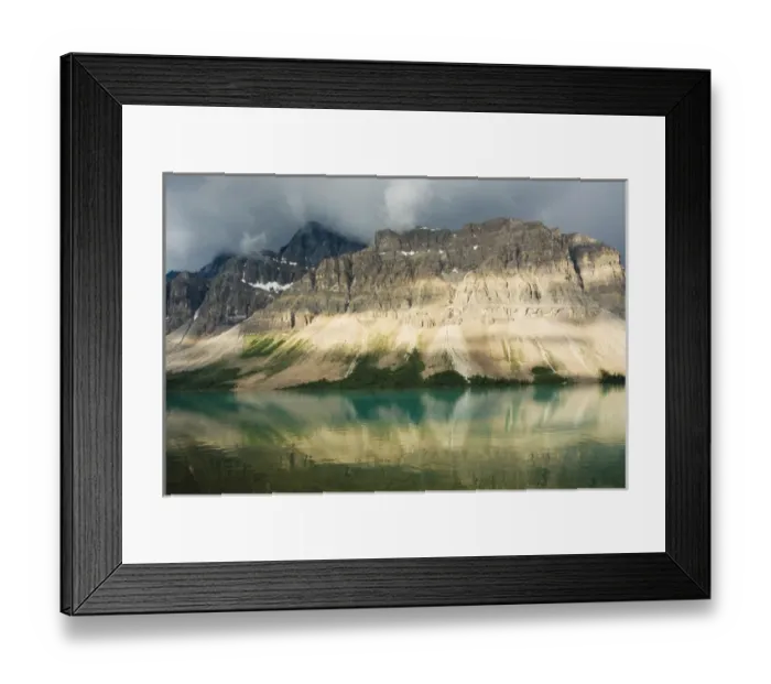 Framed Print : Approaching storm, Bow Lahe, Banff National Park, Alberta, Canada Framed Print : Approaching storm, Bow Lahe, Banff National Park, Alberta, Canada