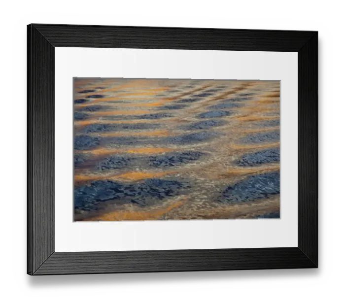 Framed Print : Canada, British Columbia, Broughton Islands. Sunset on water wave patterns. Credit as Framed Print : Canada, British Columbia, Broughton Islands. Sunset on water wave patterns. Credit as