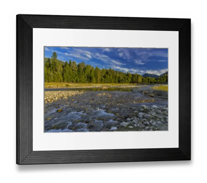Framed Print : Cariboo Creek in Burton, British Columbia, Canada Framed Print : Cariboo Creek in Burton, British Columbia, Canada