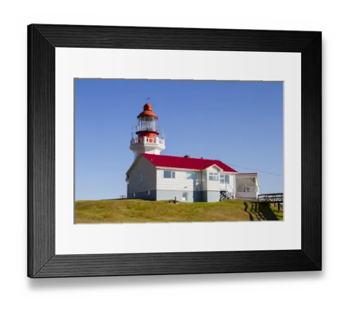 Framed Print : Canada, Pacific Rim National Park Reserve; West Coast Trail, Carmanah Point lighthsoue