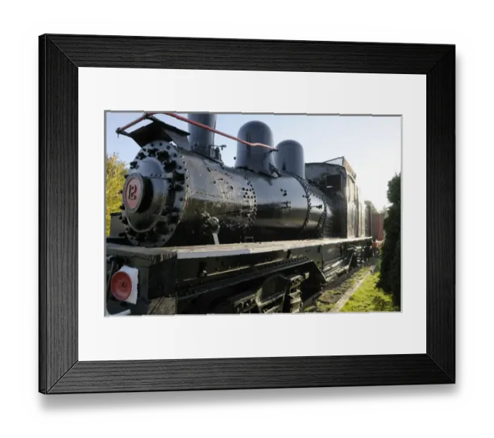 Framed Print : Canada, British Columbia, Cowichan Lake. Old train steam engine Framed Print : Canada, British Columbia, Cowichan Lake. Old train steam engine