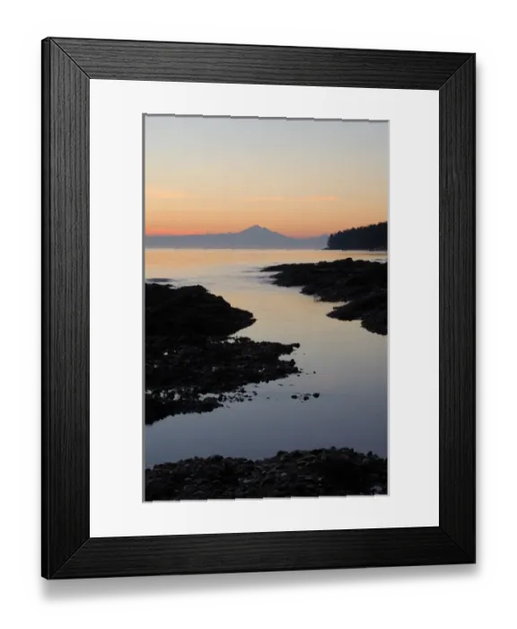 Framed Print : Canada, British Columbia, Cabbage Island, Mt Framed Print : Canada, British Columbia, Cabbage Island, Mt