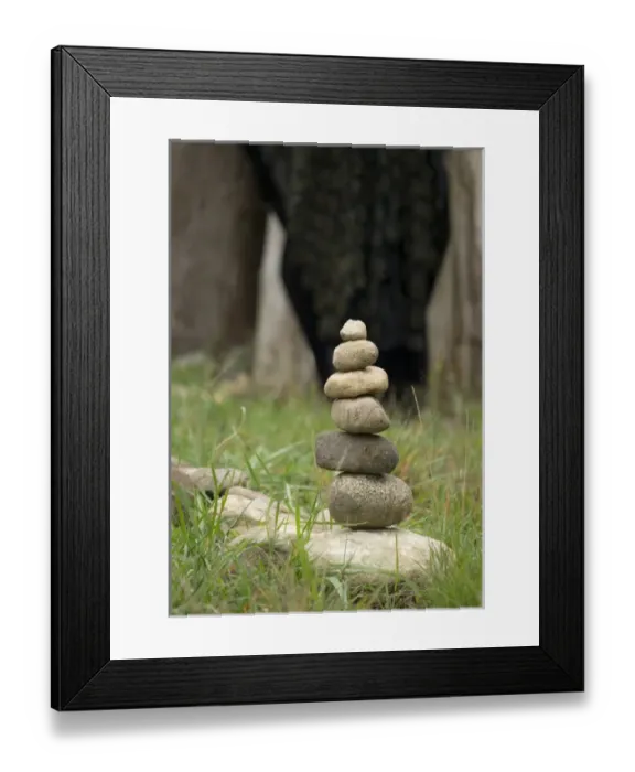 Framed Print : Canada, British Columbia, Cowichan Valley. Balanced rocks at a lavender farm Framed Print : Canada, British Columbia, Cowichan Valley. Balanced rocks at a lavender farm
