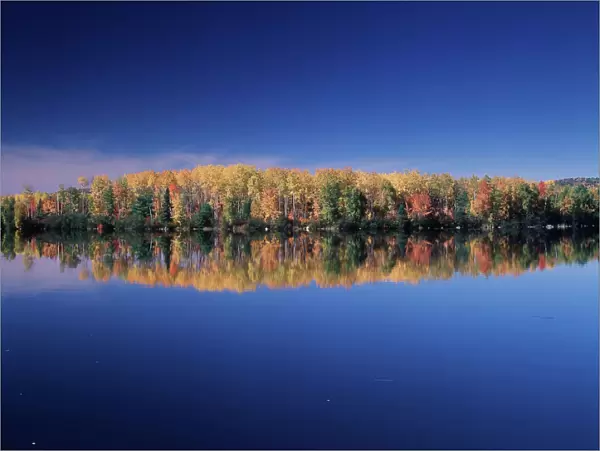 Canada, Ontario, Quebec, View of Ottawa River