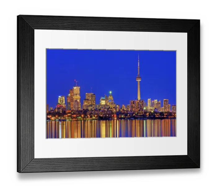 Framed Print : Toronto Skyline at dusk Framed Print : Toronto Skyline at dusk