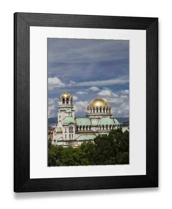 Framed Print : Bulgaria, Sofia, Ploshtad Alexander Nevski Square, Aleksander Nevski Church, elevated view Framed Print : Bulgaria, Sofia, Ploshtad Alexander Nevski Square, Aleksander Nevski Church, elevated view