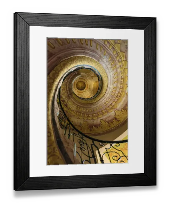 Framed Print : RM. Staircase between Church and Library. Melk Abbey. Melk. Austria Framed Print : RM. Staircase between Church and Library. Melk Abbey. Melk. Austria