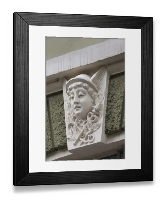 Framed Print : Bulgaria, Sofia, downtown Jugenstil building details Framed Print : Bulgaria, Sofia, downtown Jugenstil building details