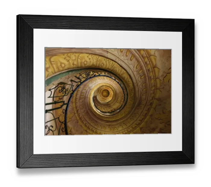 Framed Print : RM. Staircase between Church and Library. Melk Abbey. Melk. Austria Framed Print : RM. Staircase between Church and Library. Melk Abbey. Melk. Austria