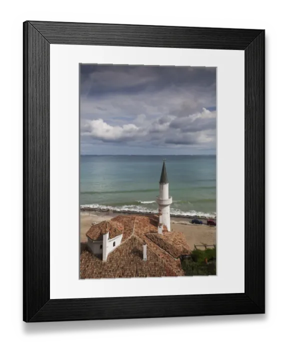 Framed Print : Bulgaria, Black Sea Coast, Balchik, Minaret of the Summer Palace of Romanian Queen Marie Framed Print : Bulgaria, Black Sea Coast, Balchik, Minaret of the Summer Palace of Romanian Queen Marie