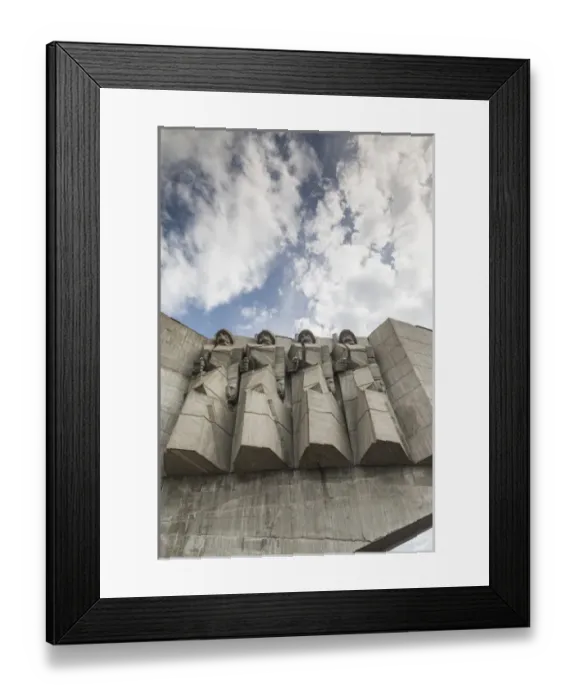 Framed Print : Bulgaria, Black Sea Coast, Varna, Soviet-era, Russian-Bulgarian Friendship Monument