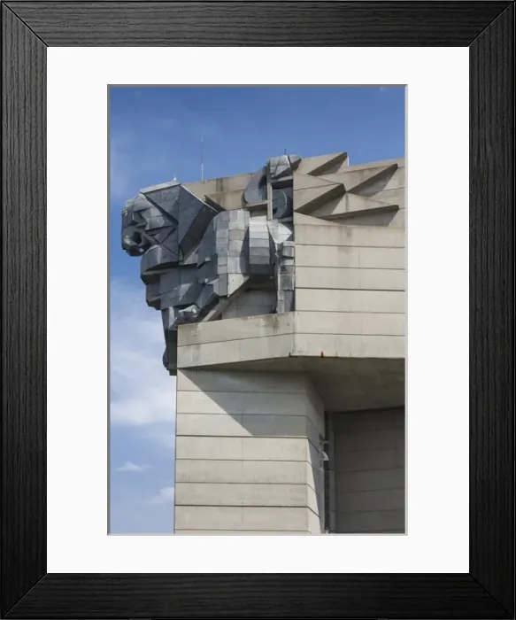 Framed Print : Bulgaria, Central Mountains, Shumen, Soviet-era, Creators of the Bulgarian State Monument