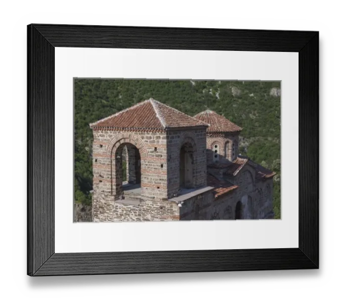 Framed Print : Bulgaria, Southern Mountains, Asenovgrad, Asenovgrad Fortress, exterior
