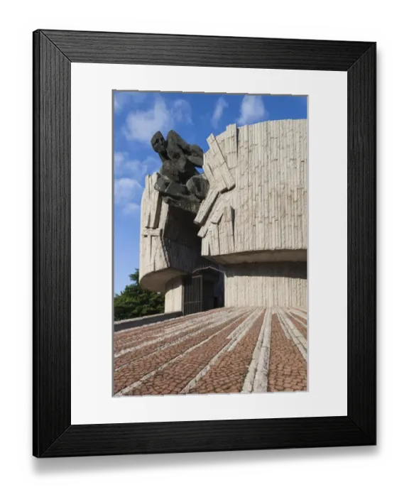 Framed Print : Bulgaria, Black Sea Coast, Burgas, Soviet-era Monument to the Resistance Framed Print : Bulgaria, Black Sea Coast, Burgas, Soviet-era Monument to the Resistance