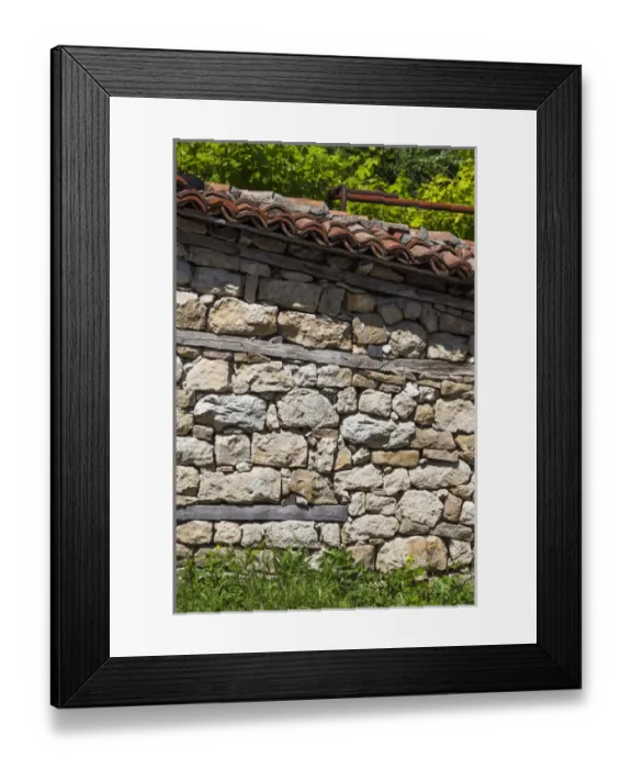 Framed Print : Bulgaria, Central Mountains, Veliko Tarnovo-area, Arbanasi, Ottoman-era house detail Framed Print : Bulgaria, Central Mountains, Veliko Tarnovo-area, Arbanasi, Ottoman-era house detail