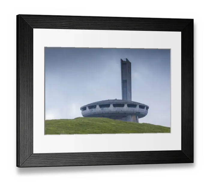 Framed Print : Bulgaria, Central Mountains, Shipka, Shipka Pass, ruins of the Soviet-era Buzludzha Monument Framed Print : Bulgaria, Central Mountains, Shipka, Shipka Pass, ruins of the Soviet-era Buzludzha Monument