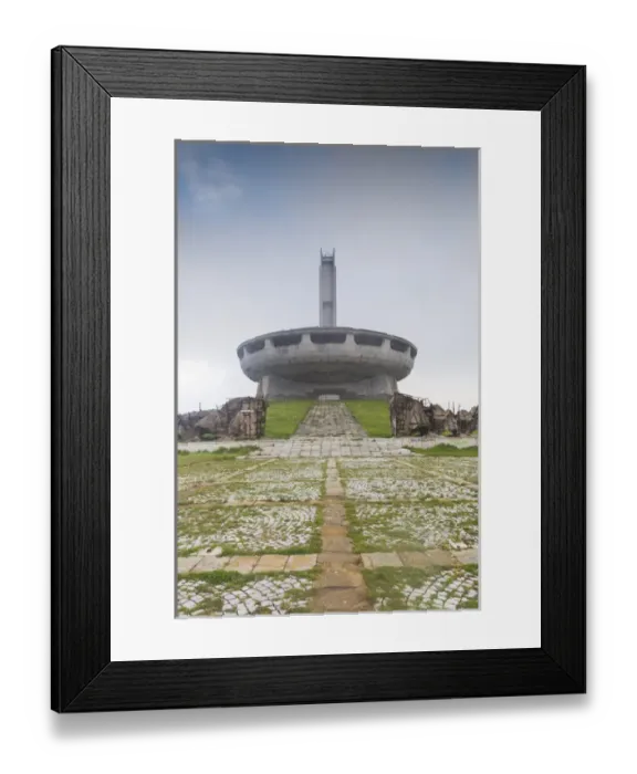 Framed Print : Bulgaria, Central Mountains, Shipka, Shipka Pass, ruins of the Soviet-era Buzludzha Monument Framed Print : Bulgaria, Central Mountains, Shipka, Shipka Pass, ruins of the Soviet-era Buzludzha Monument