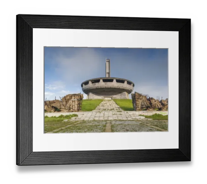 Framed Print : Bulgaria, Central Mountains, Shipka, Shipka Pass, ruins of the Soviet-era Buzludzha Monument Framed Print : Bulgaria, Central Mountains, Shipka, Shipka Pass, ruins of the Soviet-era Buzludzha Monument