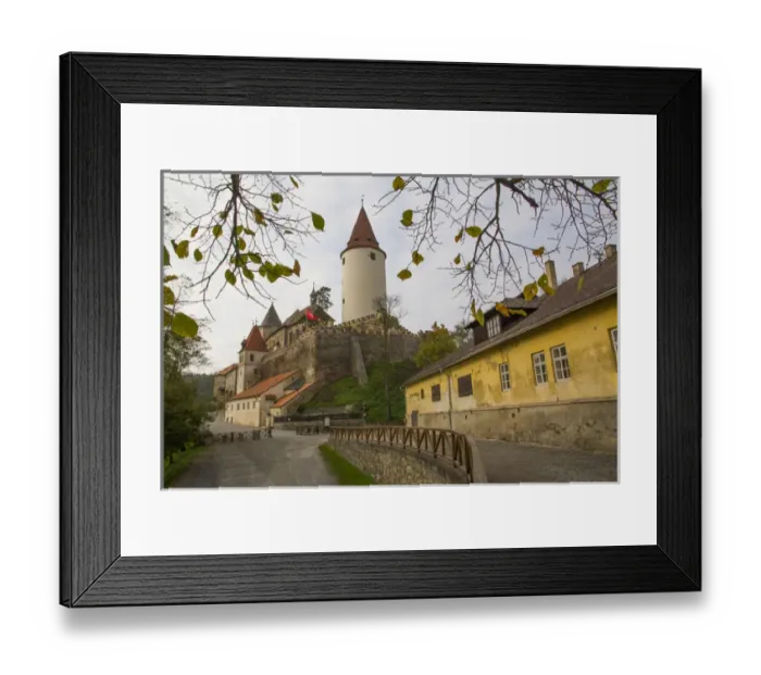 Framed Print : Czech Republic, Bohemia, Krivoklat. Construction of the castle began in the 12th c Framed Print : Czech Republic, Bohemia, Krivoklat. Construction of the castle began in the 12th c