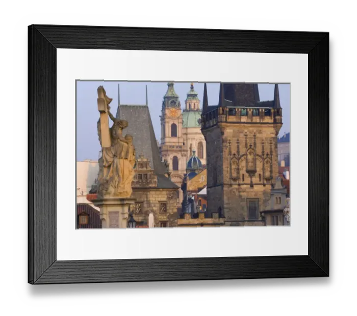 Framed Print : Charles Bridge, Prague, Czech Republic